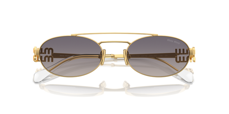 Miu Miu MU 54ZS in Gold - Side View