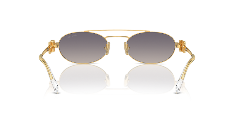 Miu Miu MU 54ZS in Gold - Temple Detail