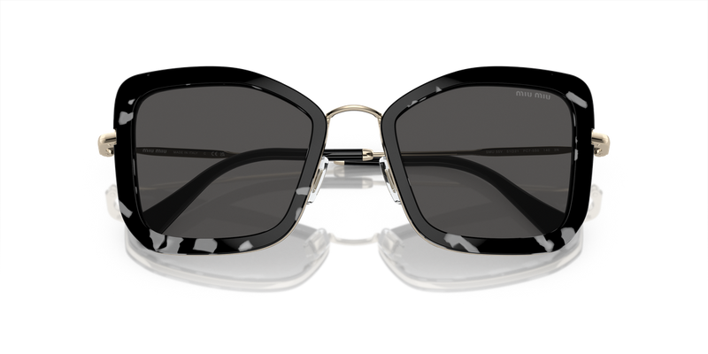 Miu Miu MU 55VS in Havana Black White - Side View