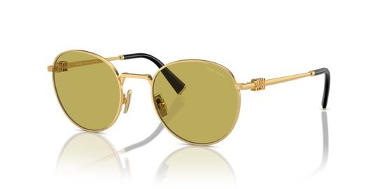 Miu Miu MU 55ZS - Gold / Olive Green (5AK07O)