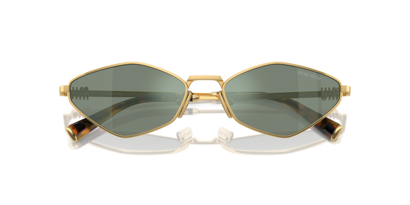 Miu Miu MU 56ZS in Gold - Side View
