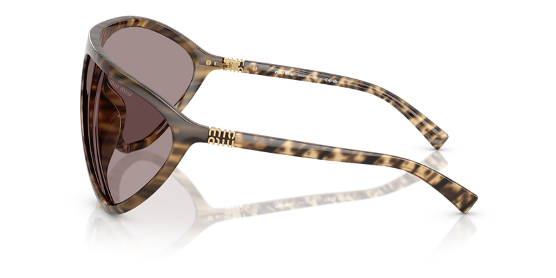 Miu Miu MU A01S in Havana - Back View