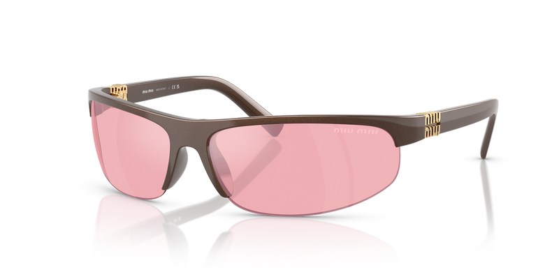 Miu Miu MU A02S in Cocoa Metal - Front View