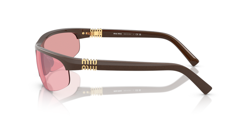 Miu Miu MU A02S in Cocoa Metal - Back View