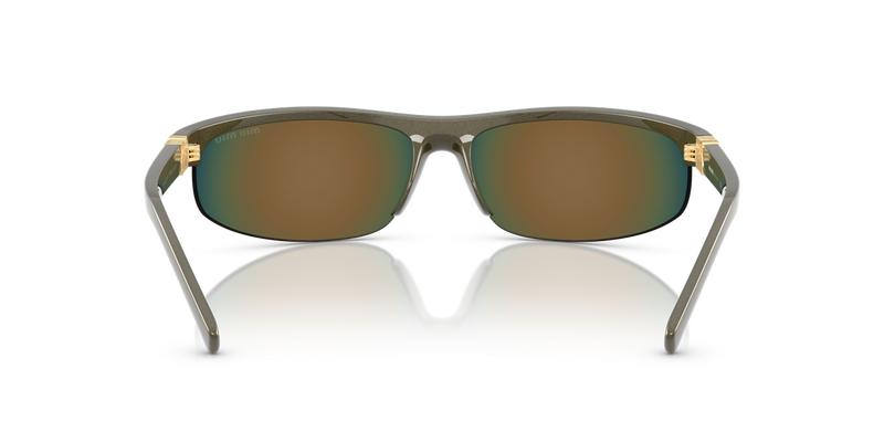 Miu Miu MU A02S in Kaki Metal - Alternate View