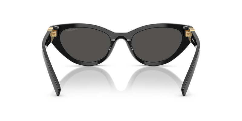 Miu Miu MU A04SF in Black - Temple Detail