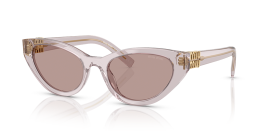 Miu Miu MU A04S - Mauve Transparent / Light Purple Brown (12W20I)