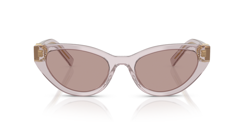 Miu Miu MU A04S in Mauve Transparent - Alternate View