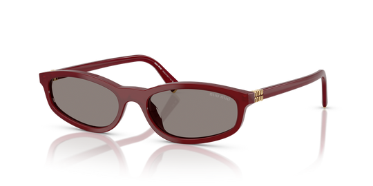 Miu Miu MU A06SF - Opaline Bordeaux / Dark Grey (21I80Q)