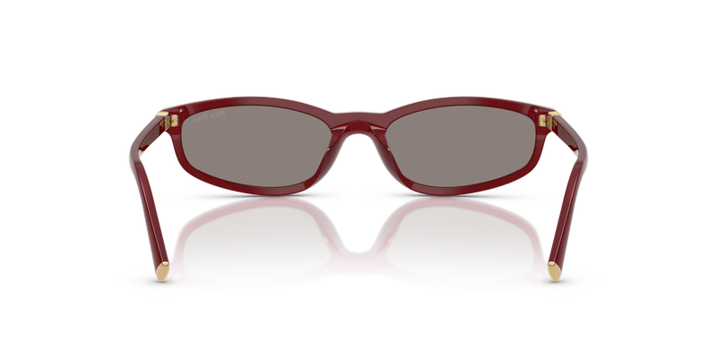 Miu Miu MU A06S in Opaline Bordeaux - Temple Detail