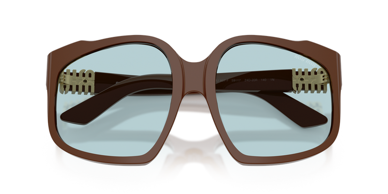 Miu Miu MU A07SF in Chocolate - Alternate View