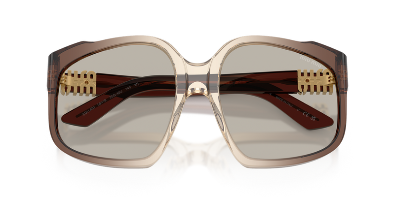 Miu Miu MU A07S in Brown Gradient - Alternate View