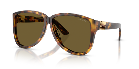 Miu Miu MU A08SF - Honey Havana / Dark Brown (14L09Z)