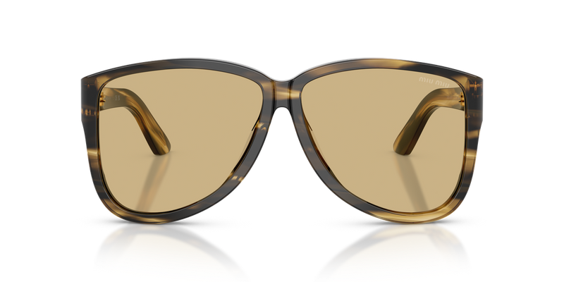 Miu Miu MU A08SF in Striped Loden - Alternate View