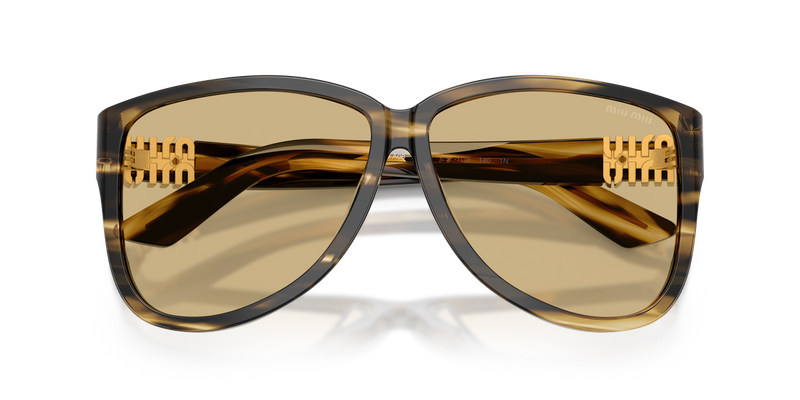 Miu Miu MU A08S in Striped Loden - Alternate View