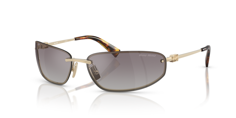 Miu Miu MU A50S in Pale Gold - Front View