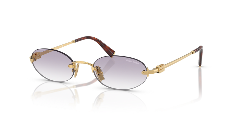 Miu Miu MU A54S in Gold - Alternate View