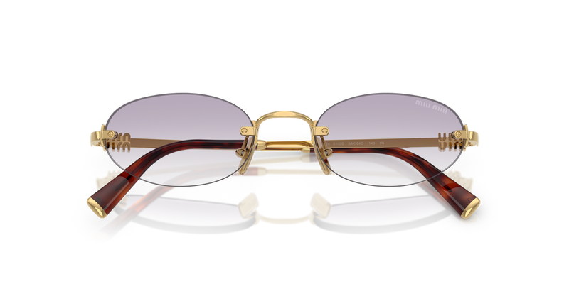 Miu Miu MU A54S in Gold - Alternate View