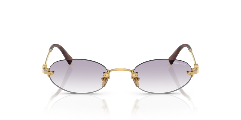 Miu Miu MU A54S in Gold - Alternate View