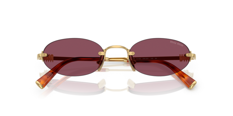 Miu Miu MU A54S in Gold - Alternate View
