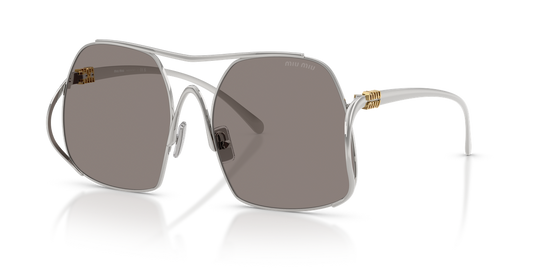 Miu Miu MU A55S - Silver / Dark Grey (1BC80Q)