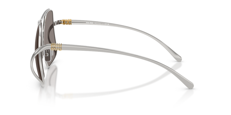 Miu Miu MU A55S in Silver - Back View