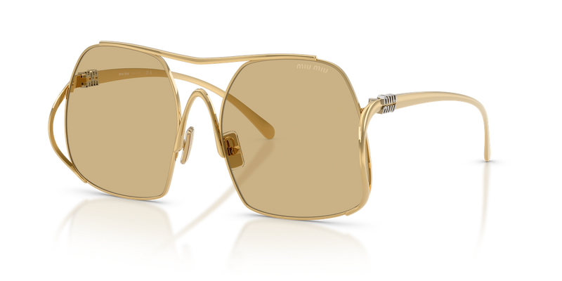 Miu Miu MU A55S in Gold - Alternate View