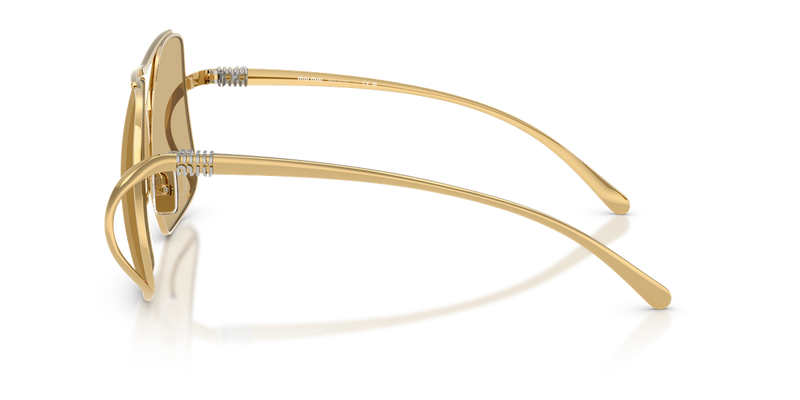 Miu Miu MU A55S in Gold - Alternate View