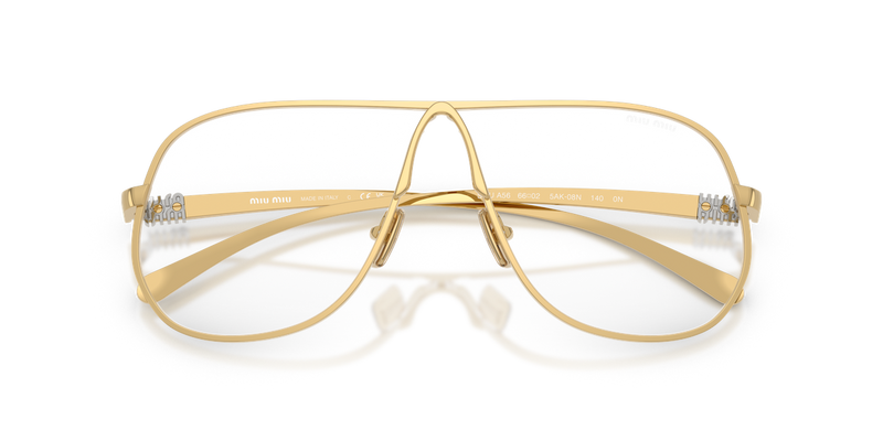 Miu Miu MU A56S in Gold - Side View