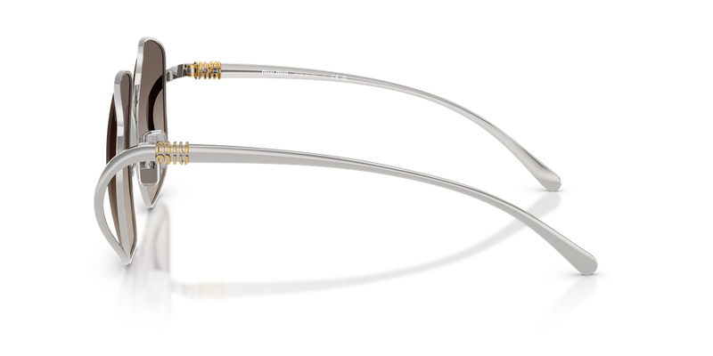 Miu Miu MU A57S in Silver - Back View