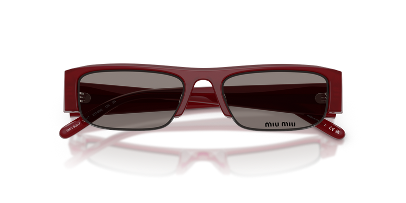 Miu Miu MU B07SF in Opaline Burgundy - Alternate View