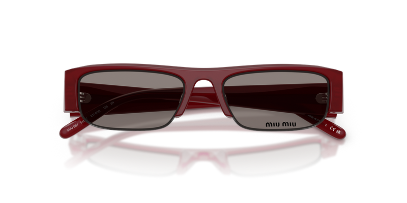 Miu Miu MU B07S in Opaline Burgundy - Alternate View