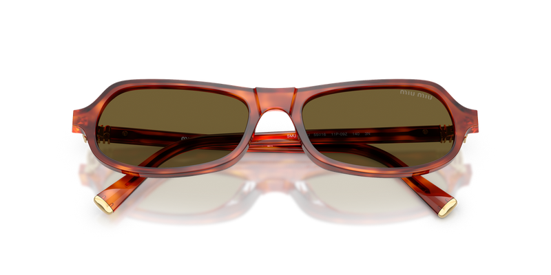 Miu Miu MU B10SU in Havana Cognac - Side View
