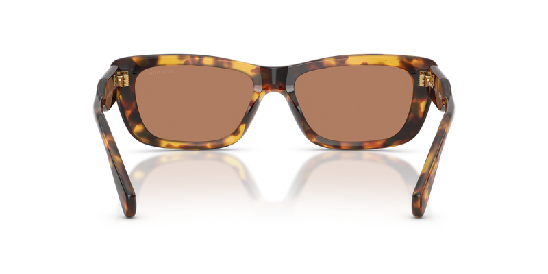 Miu Miu MU B12S in Honey Havana - Temple Detail