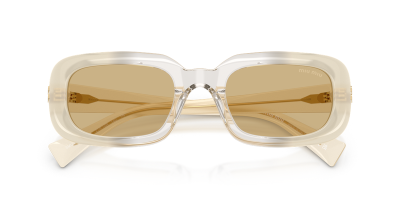 Miu Miu MU B13S in Opal Milk/Grey/Opal Milk - Alternate View