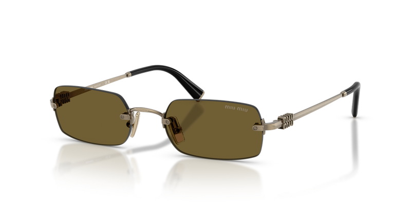 Miu Miu MU B50S in Old Gold - Front View