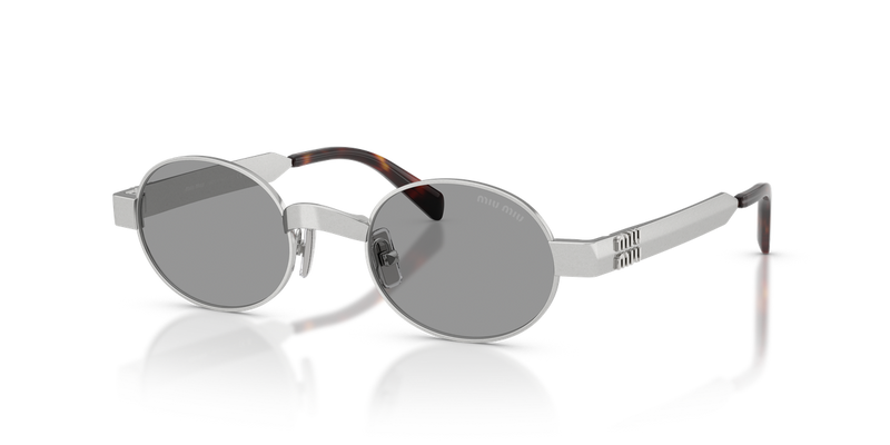Miu Miu MU B51S in Old Silver - Front View
