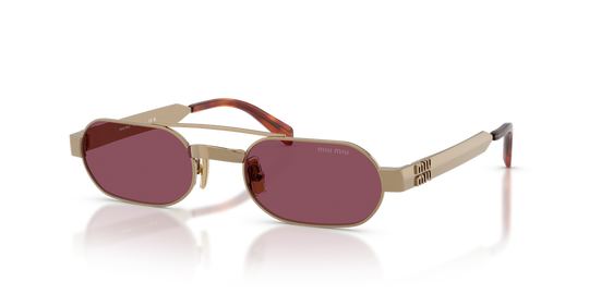 Miu Miu MU B52S - Brass / Dark Violet (7OE30Y)