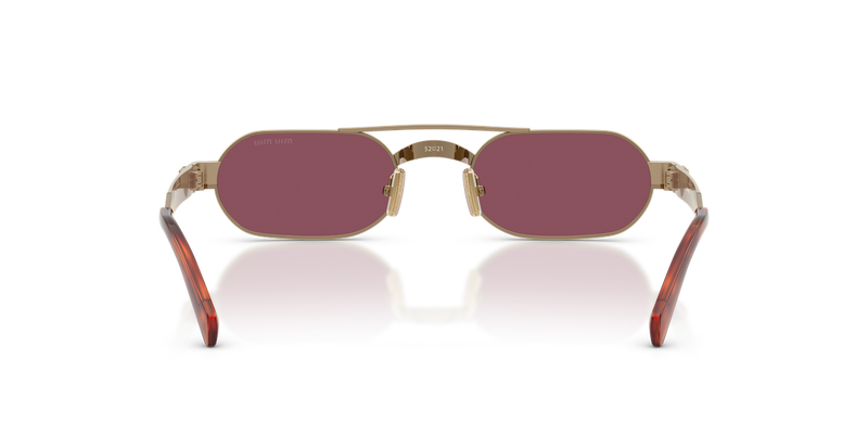 Miu Miu MU B52S in Brass - Temple Detail