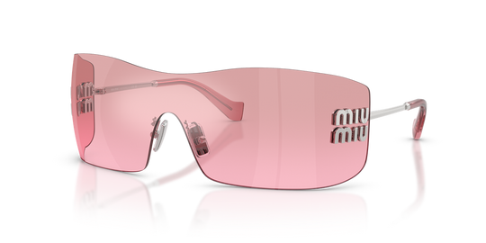 Miu Miu MU B53S - Silver / Pink Mirror Silver Gradient (1BC70Y)