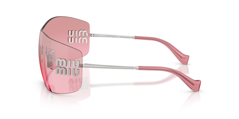 Miu Miu MU B53S in Silver - Back View