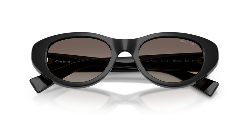 Miu Miu MU C03SU in Black - Side View