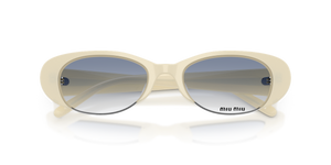 Opal White / Clear Gradient Light Blue (22Q80O)
