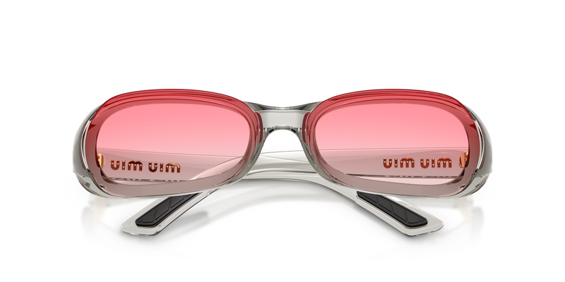 Miu Miu MU C07SU in Transparent Grey - Side View