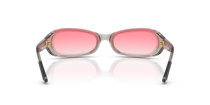Miu Miu MU C07SU in Transparent Grey - Temple Detail