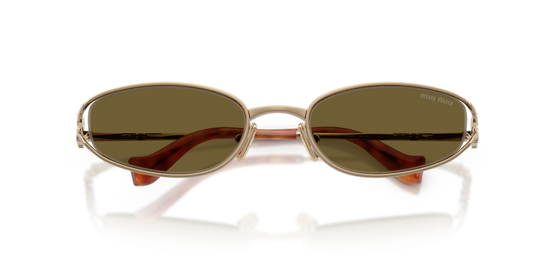 Miu Miu MU C51S in Old Gold - Side View