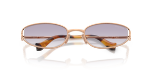 Rose Gold / Clear Gradient Dark Grey (ZVF04O)