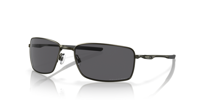Oakley SQUARE WIRE in Carbon / Grey Polarized (407504) - Front View