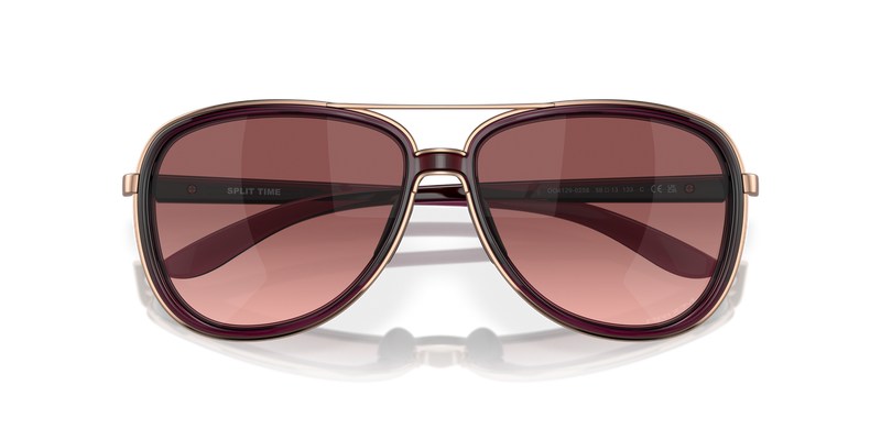Oakley SPLIT TIME in Crystal Raspberry / G40 Black Gradient (412902) - Side View