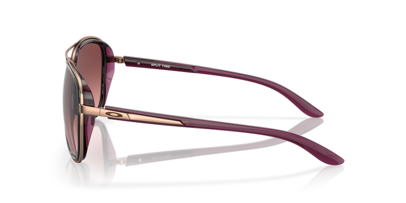 Oakley SPLIT TIME in Crystal Raspberry / G40 Black Gradient (412902) - Back View